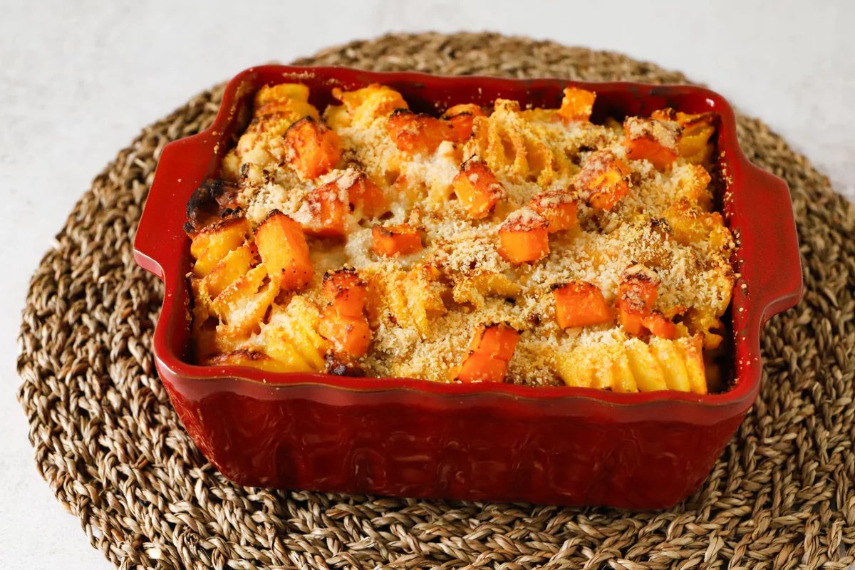 pasta-al-forno-zucca-scamorza-salsiccia